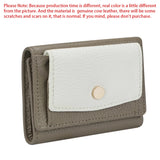 Royal Bagger Genuine Leather Mini Trifold Wallet, Portable RFID Protected Card Holder, Coin Purse for Daily Use 1884