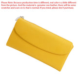 Royal Bagger Long Wallets for Women Genuine Cow Leather Fashion Clutch Coin Purse Card Holder Simple Solid Color Money Clips1489