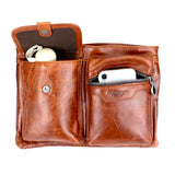 Royal Bagger Vintage Men's Business Messenger Bags, Genuine Leather Crossbody Bag, Daily Use Commuter Shoulder Purse 1624
